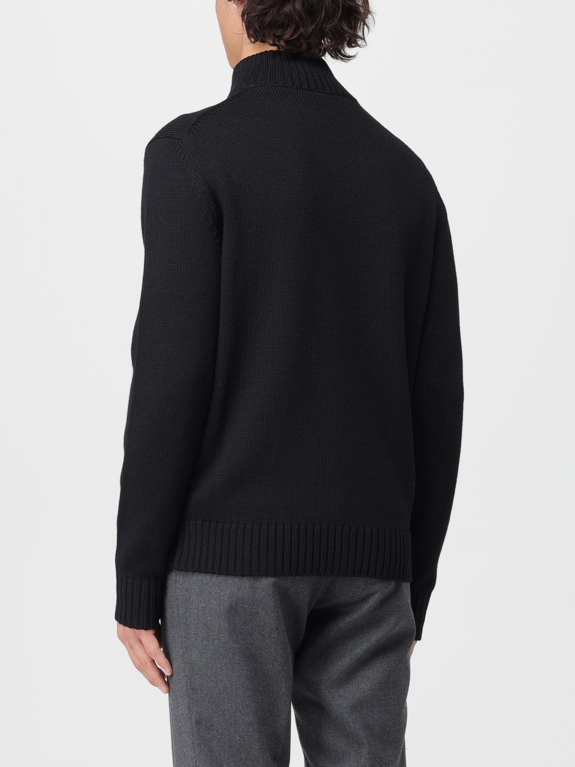 Sweatshirt Men color Black