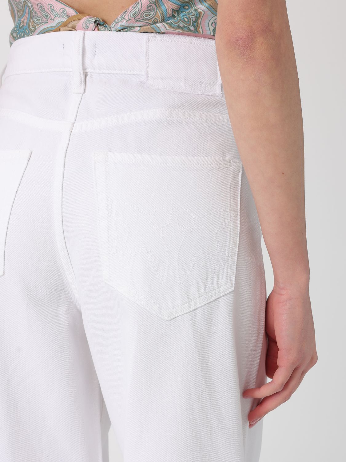 Jeans Woman color White