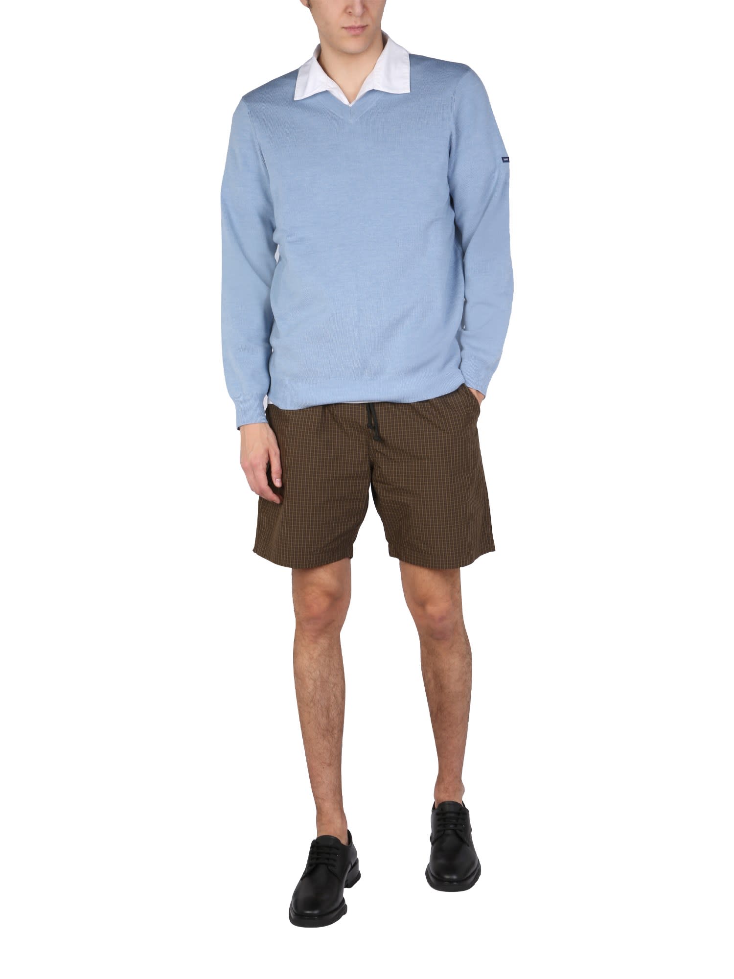 Bermuda With Check Pattern