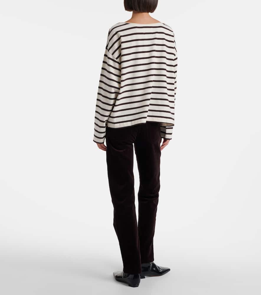 Striped cotton T-shirt