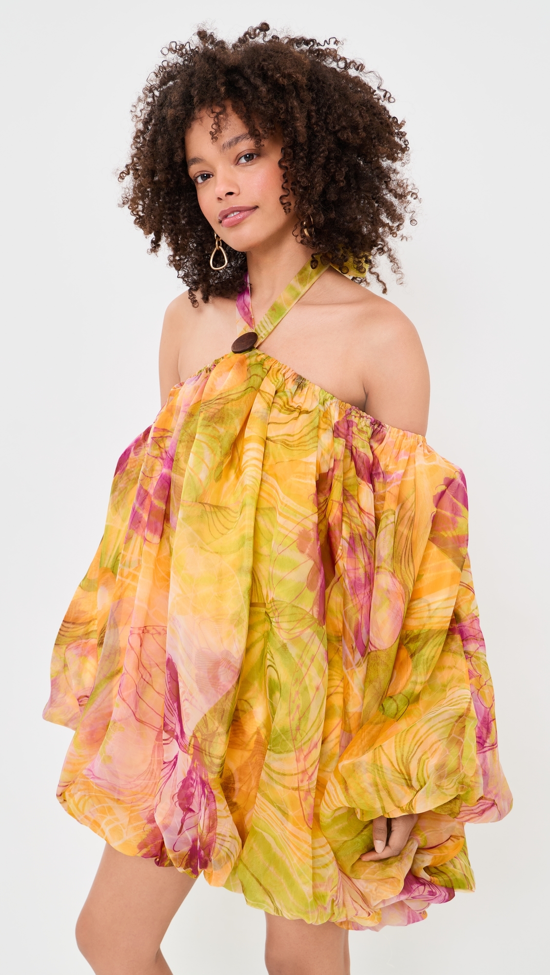 Bayo Bubble Dress Vibra Print