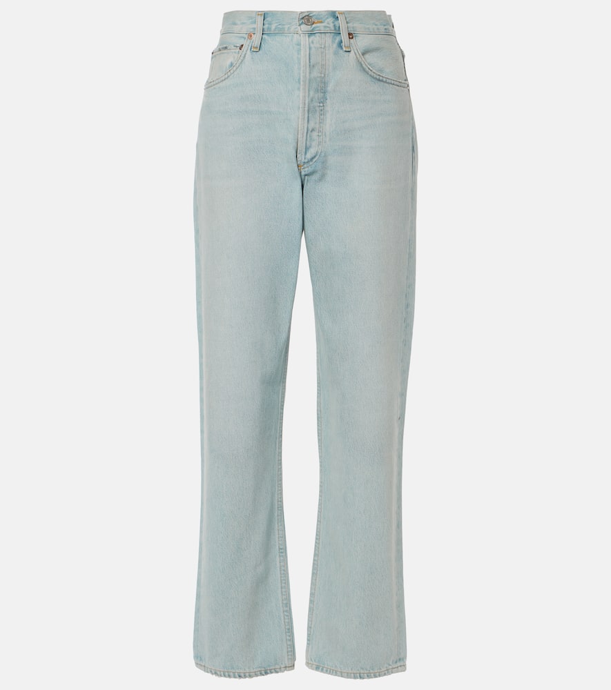 90's mid-rise straight jeans