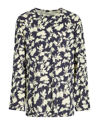 Printed Cotton Long Sleeves Tee Man T