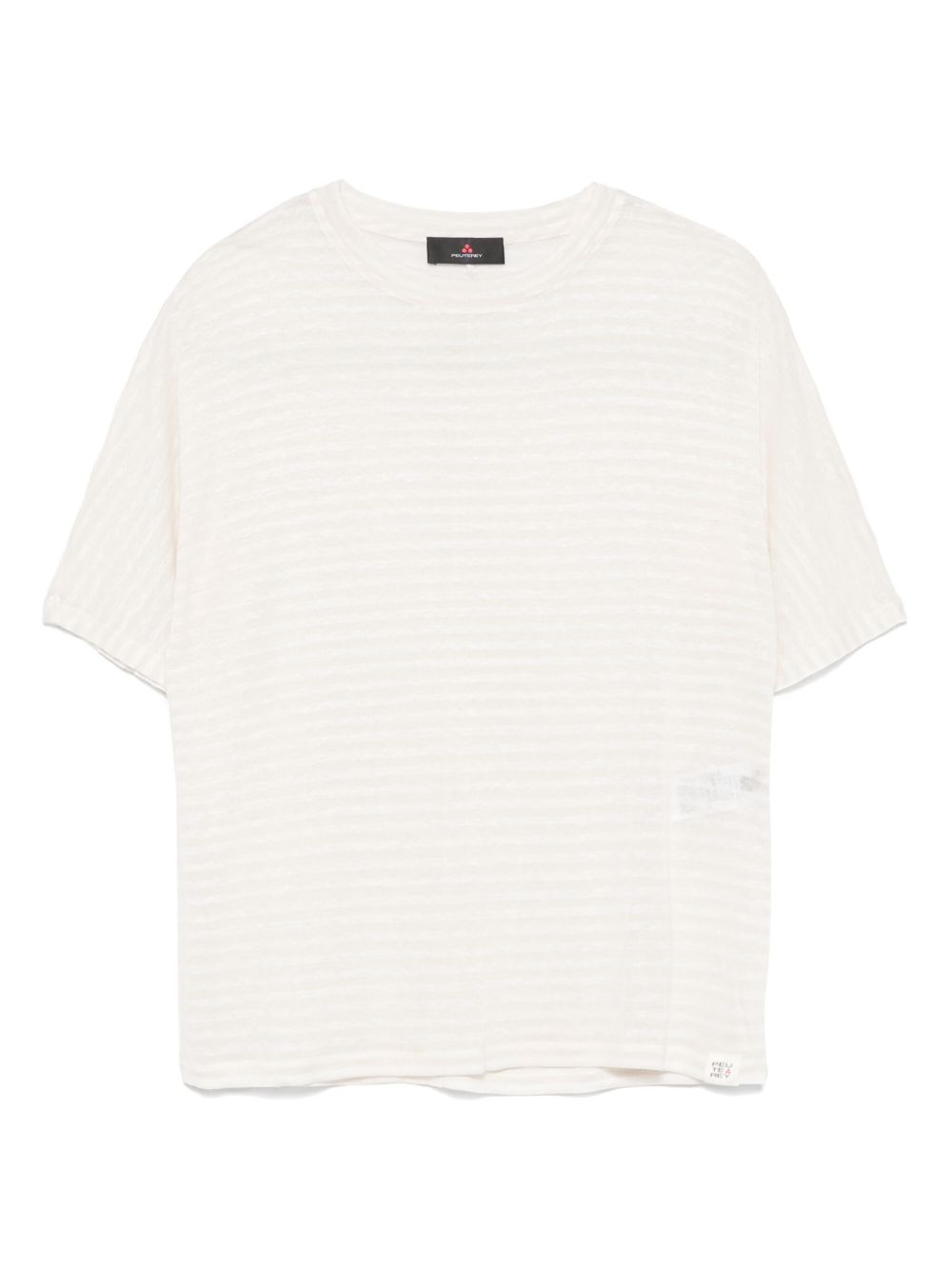 Peuterey striped T-shirt - Neutrals