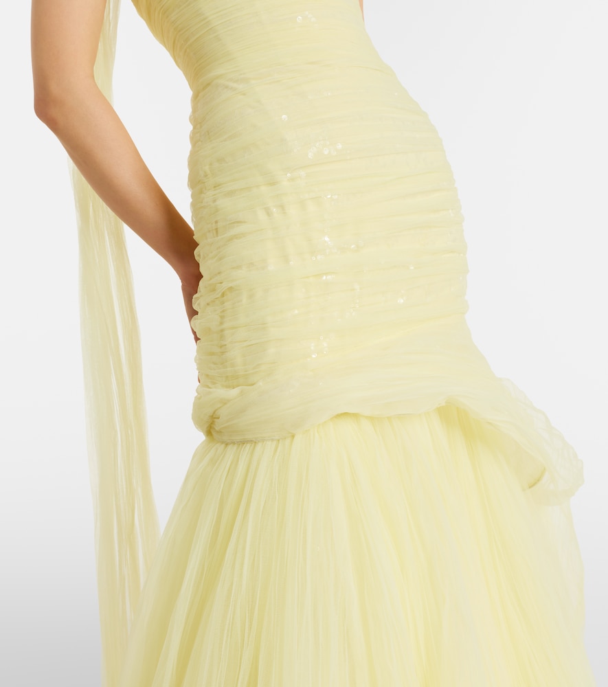Tulle bustier gown