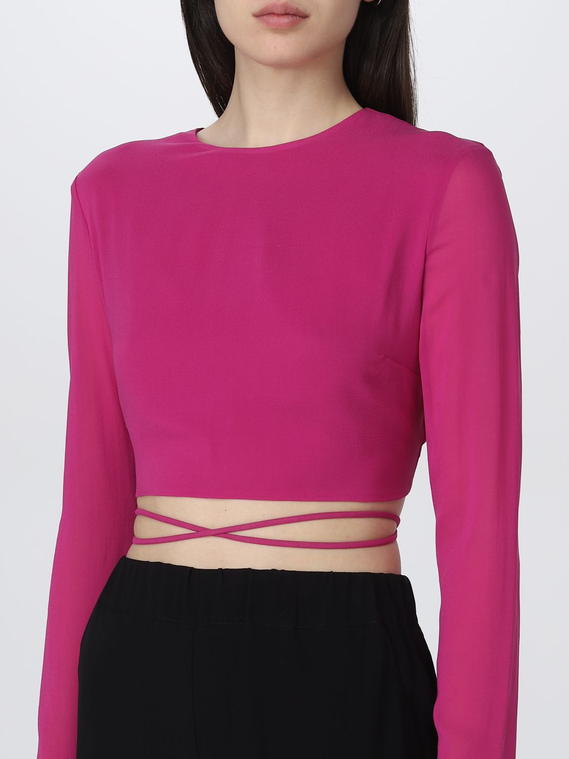 Sweater Woman color Cyclamen