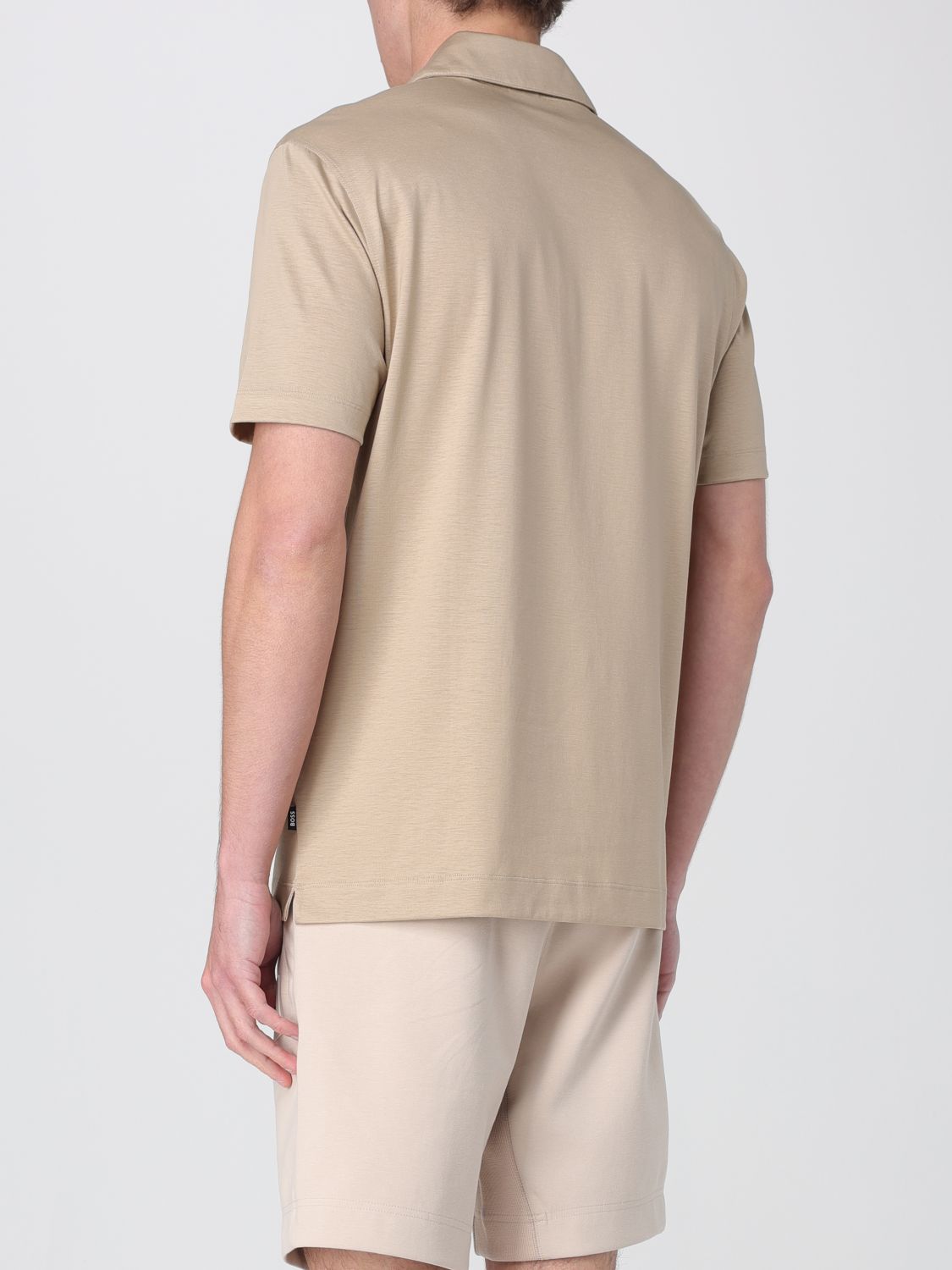 Polo Shirt BOSS Men color Beige