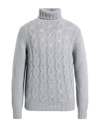 Man Turtleneck Grey Size 40 Cashmere