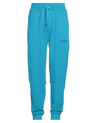 Man Pants Azure Size M Cotton