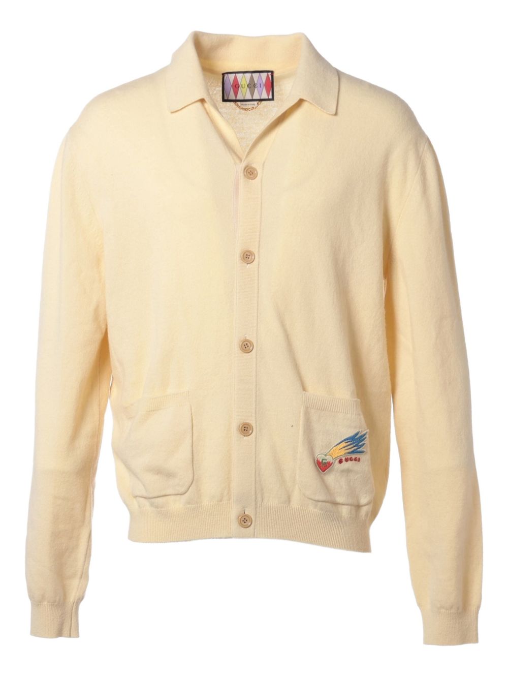2023 Lovelight embroidered cardigan - Yellow