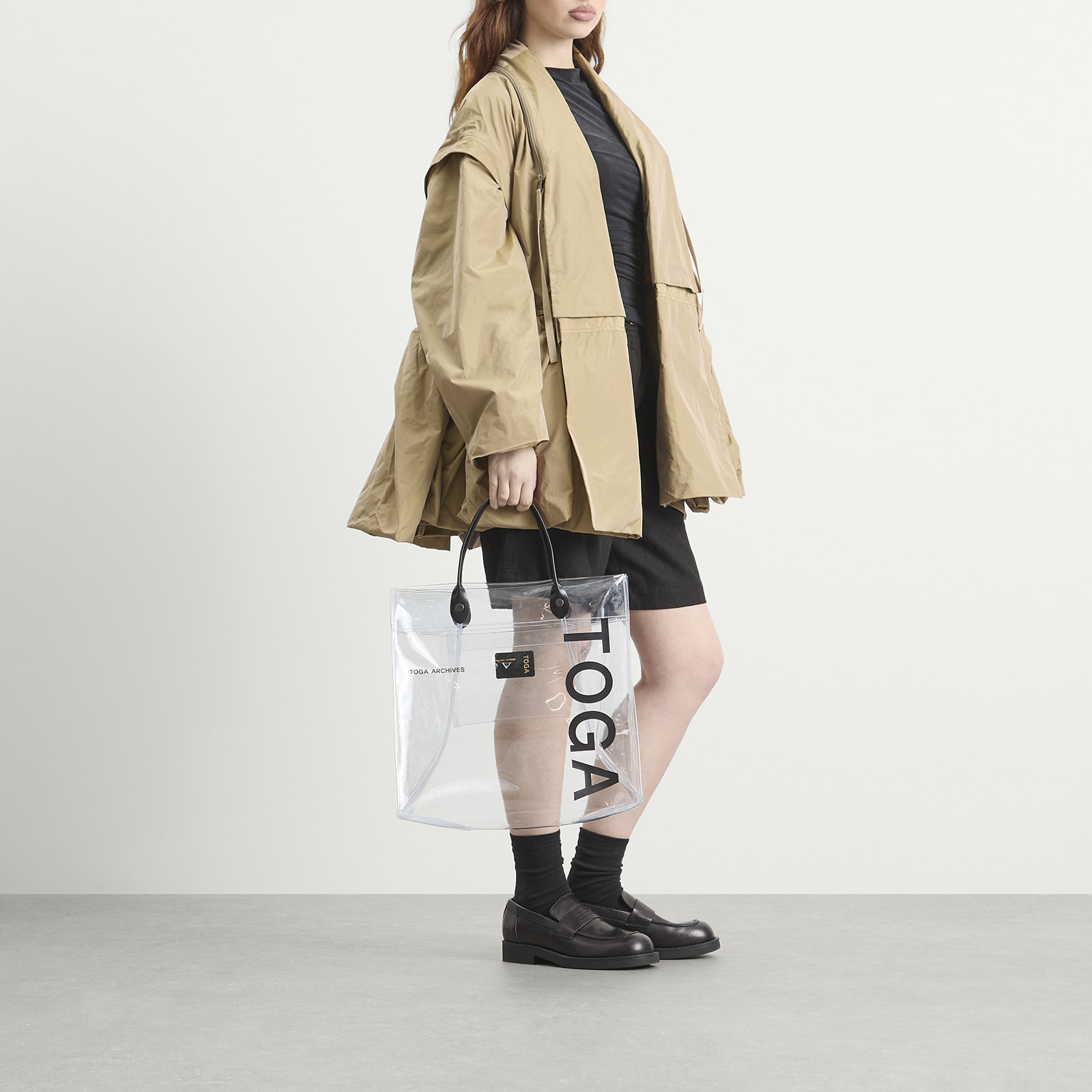 TOGA Logo Tote Bag PVC Clear