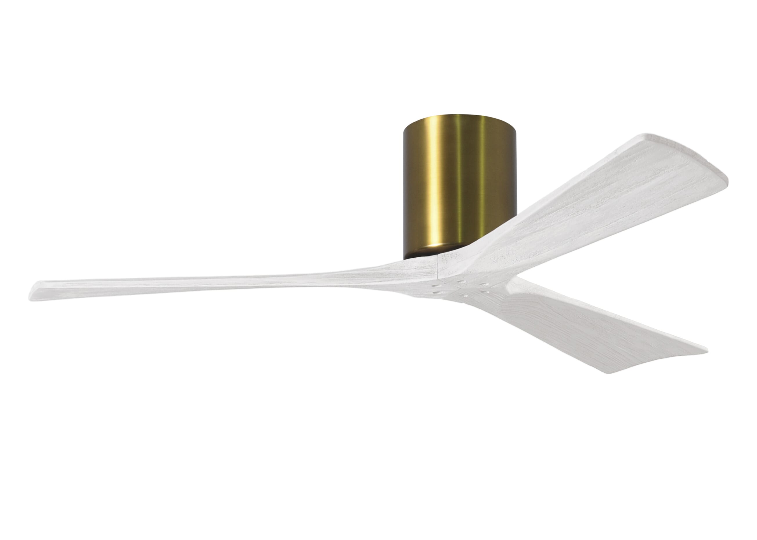 Irene 6-Speed " Ceiling Fan in Brushed Brass with Matte White blade