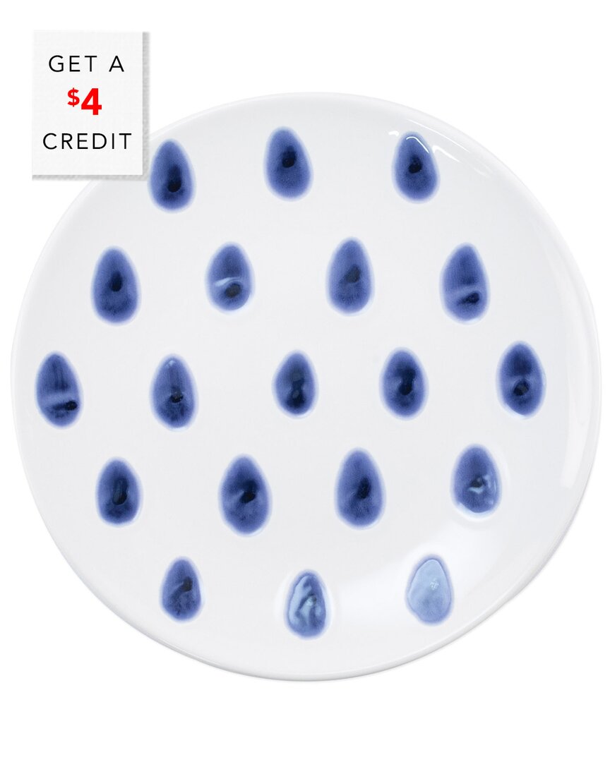 Viva By Santorini Dot Salad Plate With $4 Credit