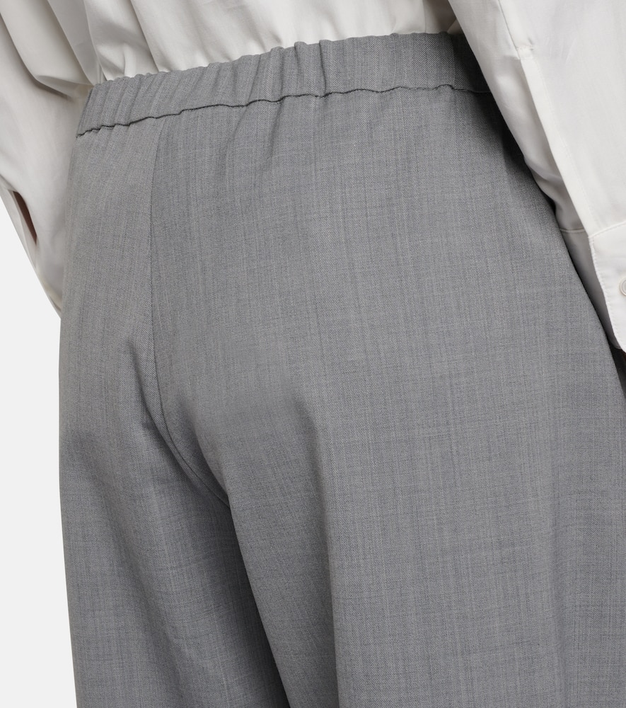 Baia wool-blend wide-leg pants