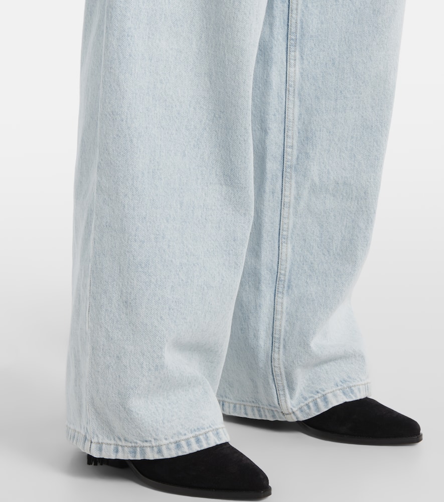 Rachelle mid-rise wide-leg jeans
