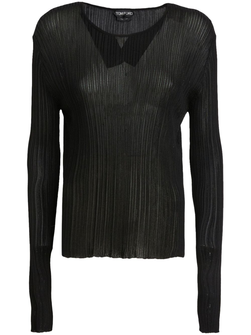 Crew-neck jumper - Black