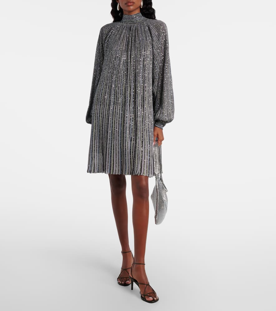 Lamé minidress