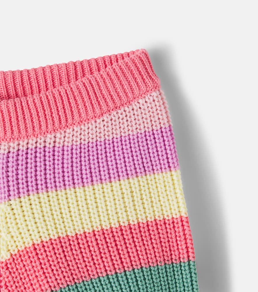 Canela striped cotton shorts