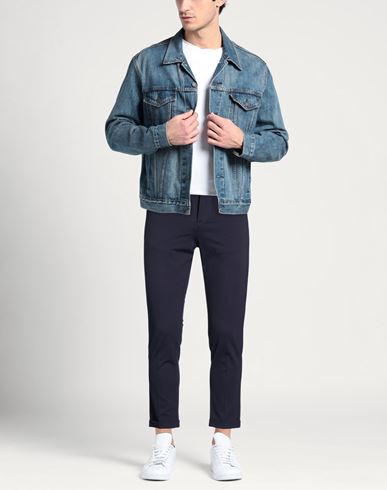 Man Pants Midnight blue Size 32 Viscose, Nylon, Elastane