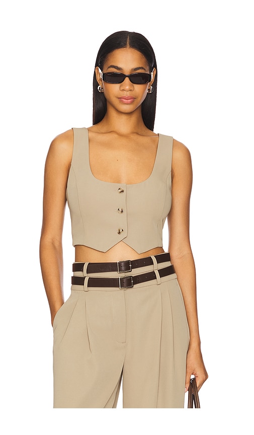 Camila Coelho WESTE JILA in Beige,Tan. Größe S. Also in M