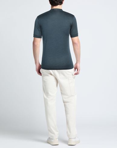 Man T-shirt Navy blue