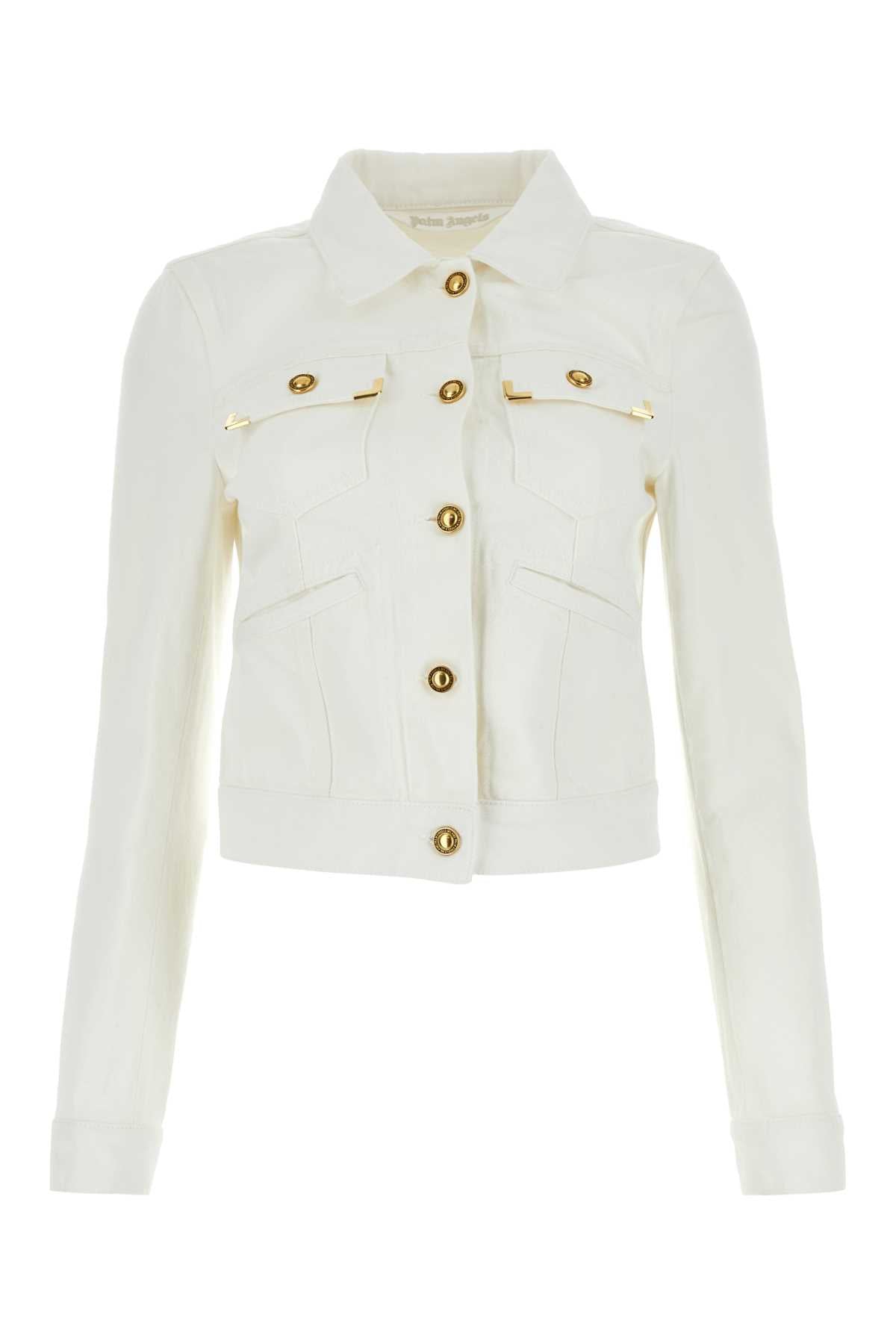 Cotton Utility Jacket — White