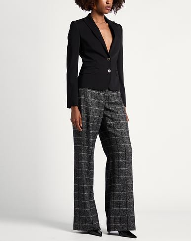 Woman Blazer Black Size 6 Virgin Wool, Elastane