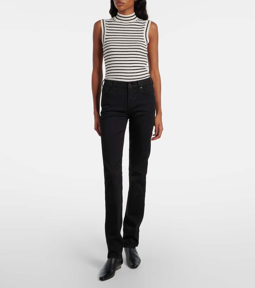 Kimmie Straight mid-rise slim jeans