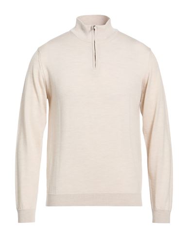 Man Sweater Light grey Size M Merino Wool
