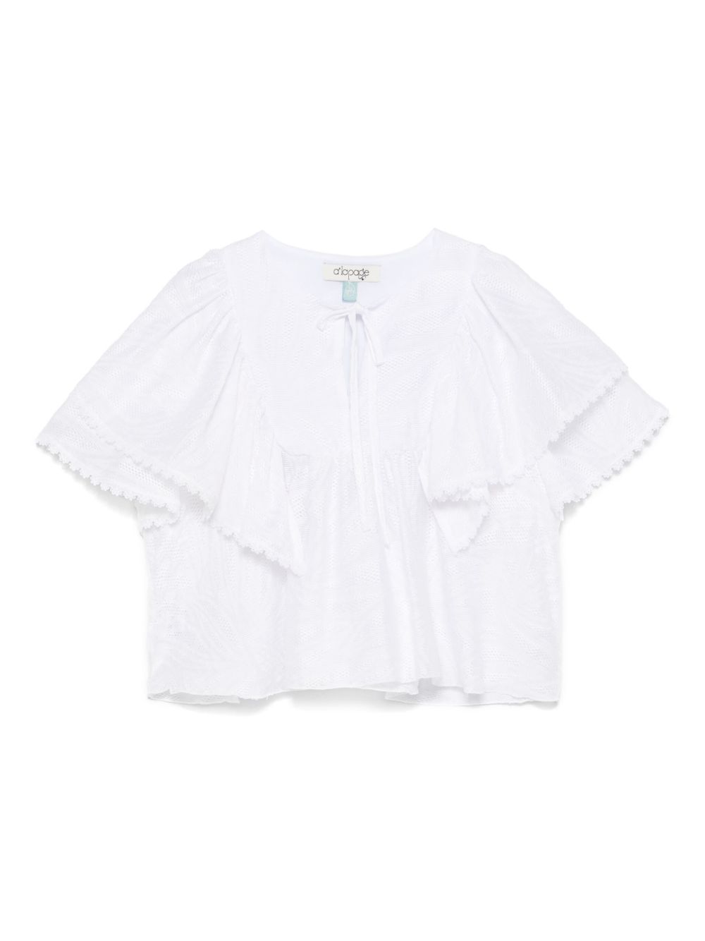 Short sleeve blouse - White