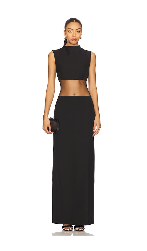 Lovers and Friends Wright Gown in Black.  XS. Also in L, M, S