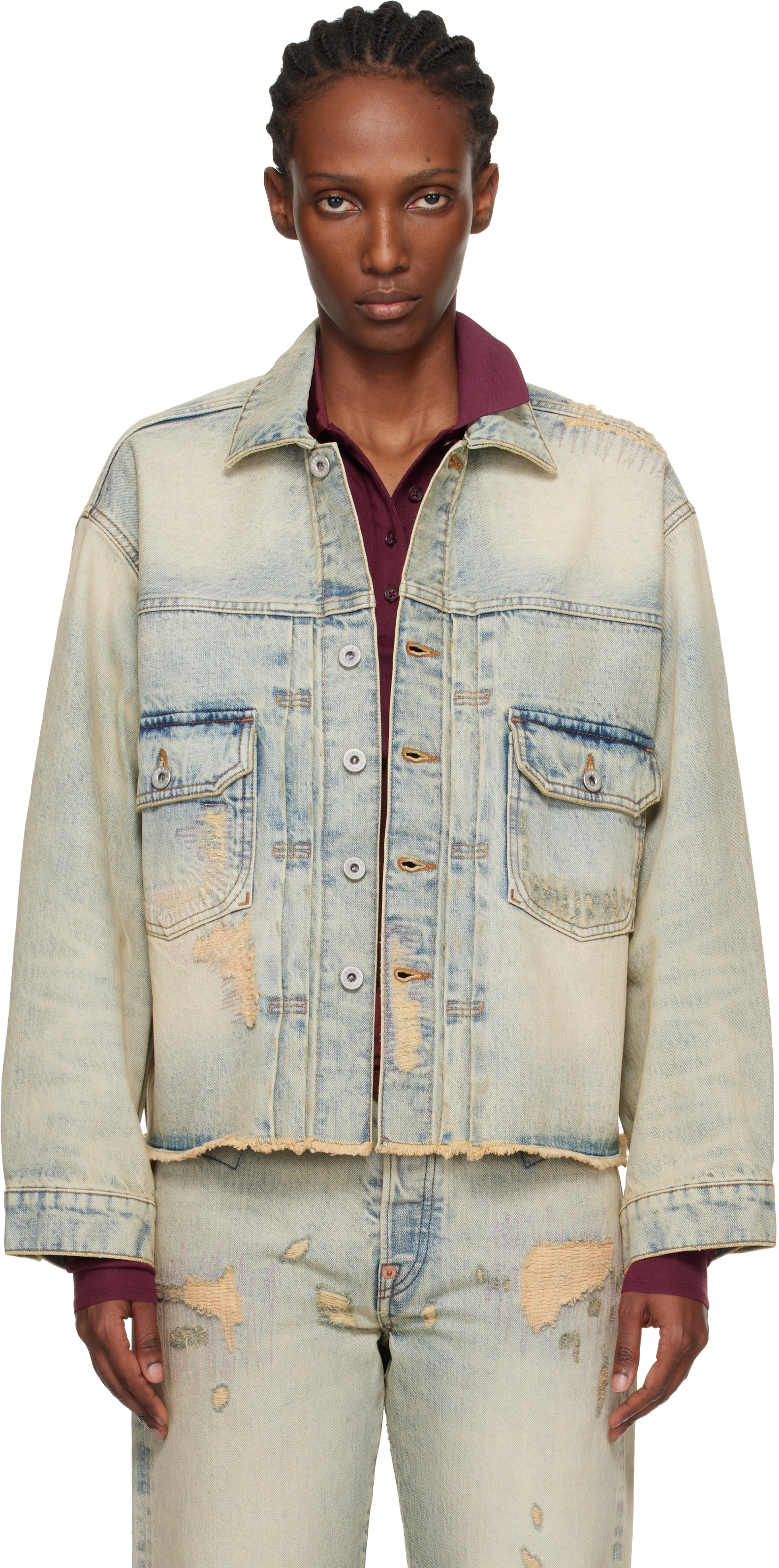 Blue Paris Denim Trucker Jacket