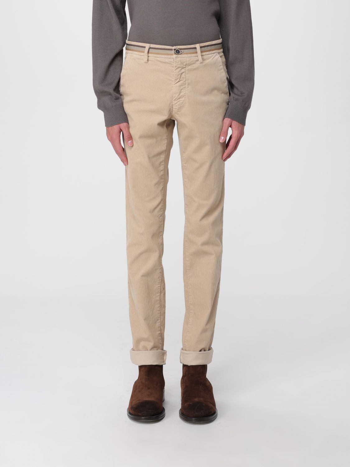 Pants Men color Beige