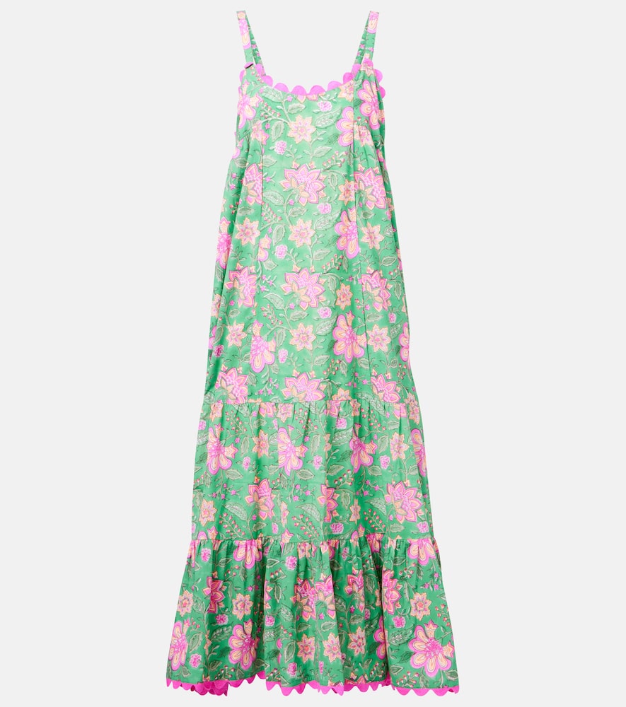 Printed cotton maxi dress