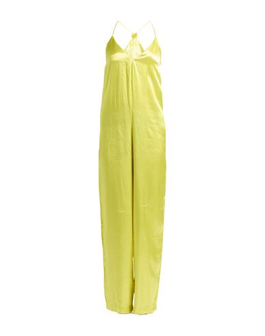 Woman Jumpsuit Lime green Size 2 Viscose, Polyester