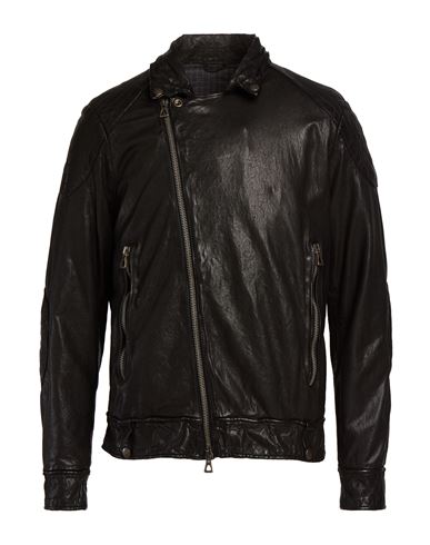 Man Jacket Black Size 40 Leather