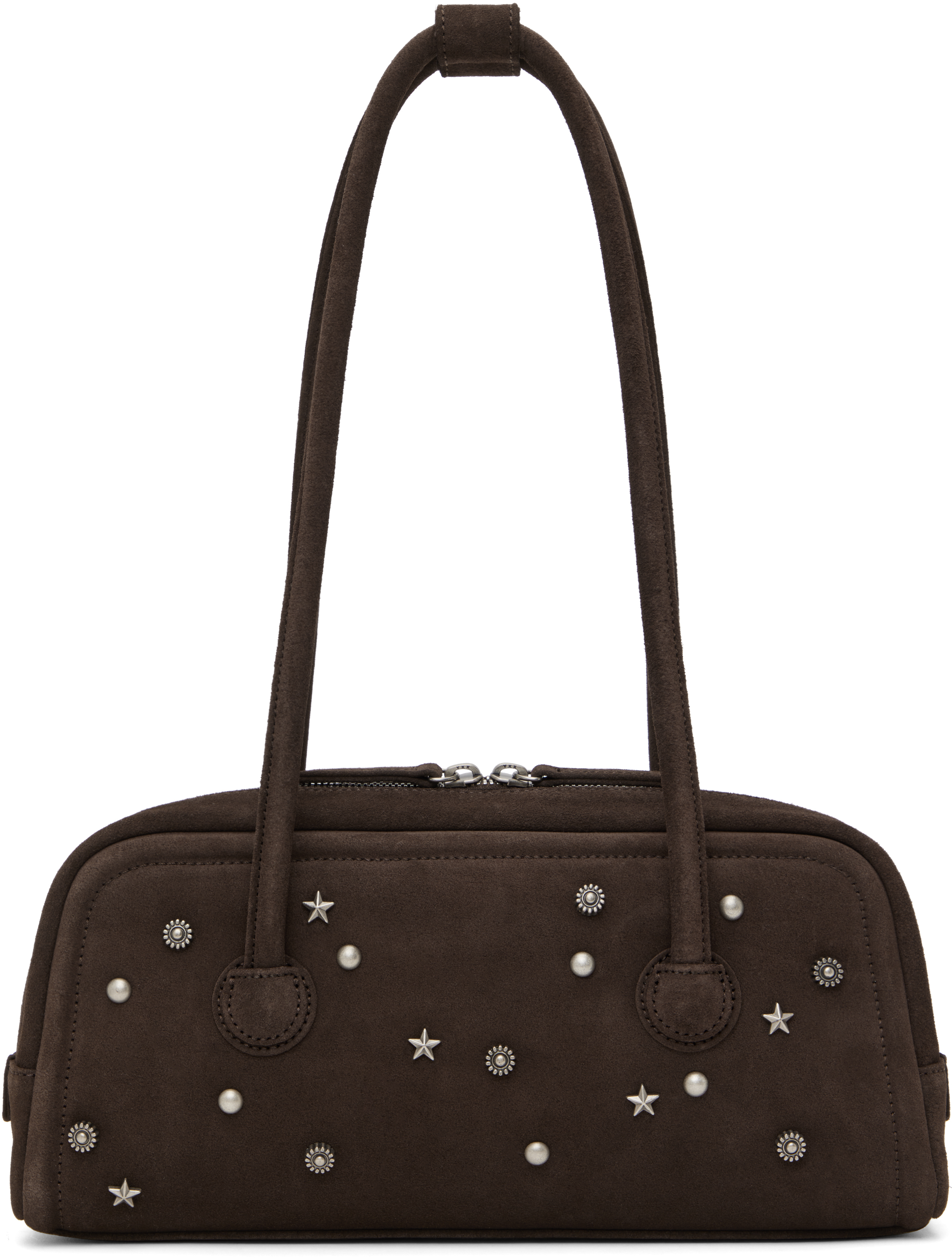 MARGESHERWOOD SSENSE Exclusive Brown Soft Baguette Bag