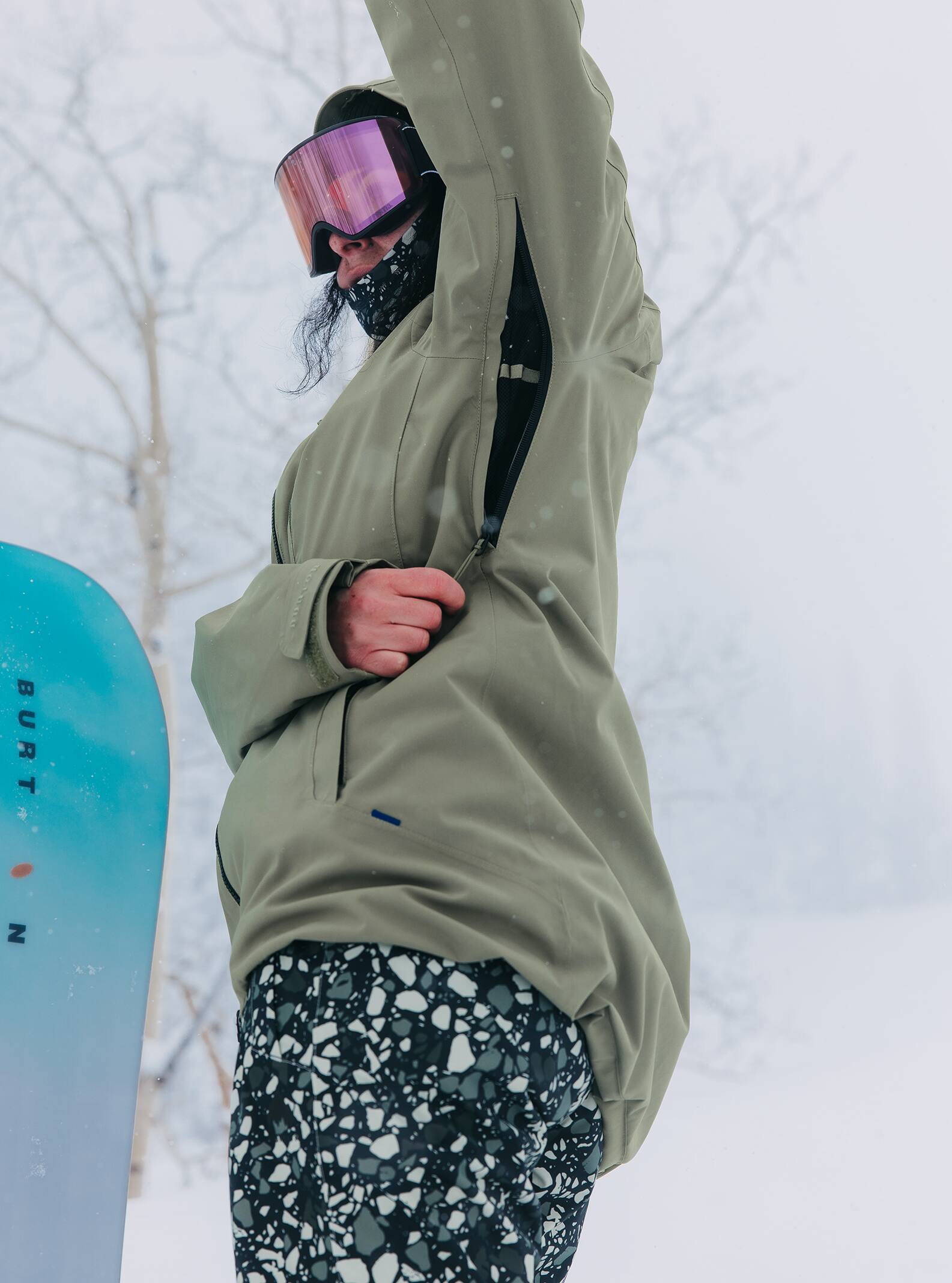 Burton Women's Pyne 2L Jacket, Forest Moss, L