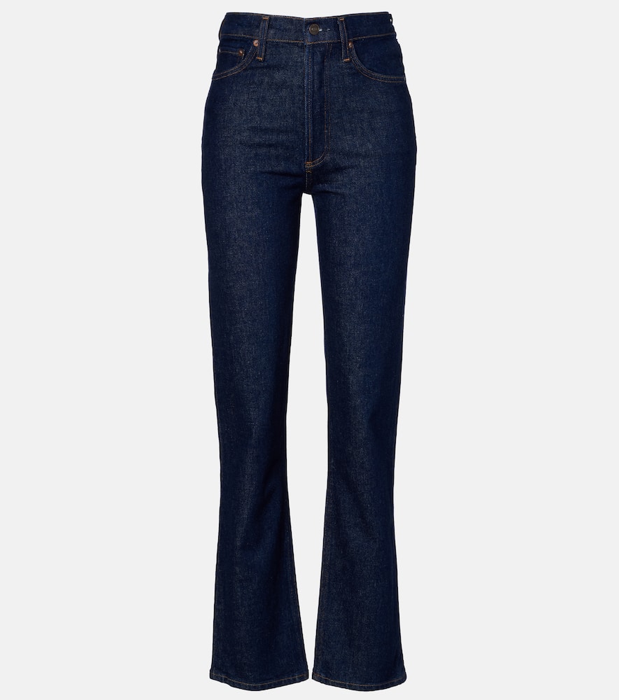 90's Pinch Waist high-rise straight jeans