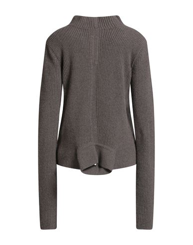 Woman Turtleneck Taupe Size M Cashmere, Wool