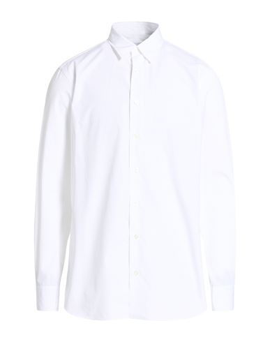 Man Shirt White Size M Cotton