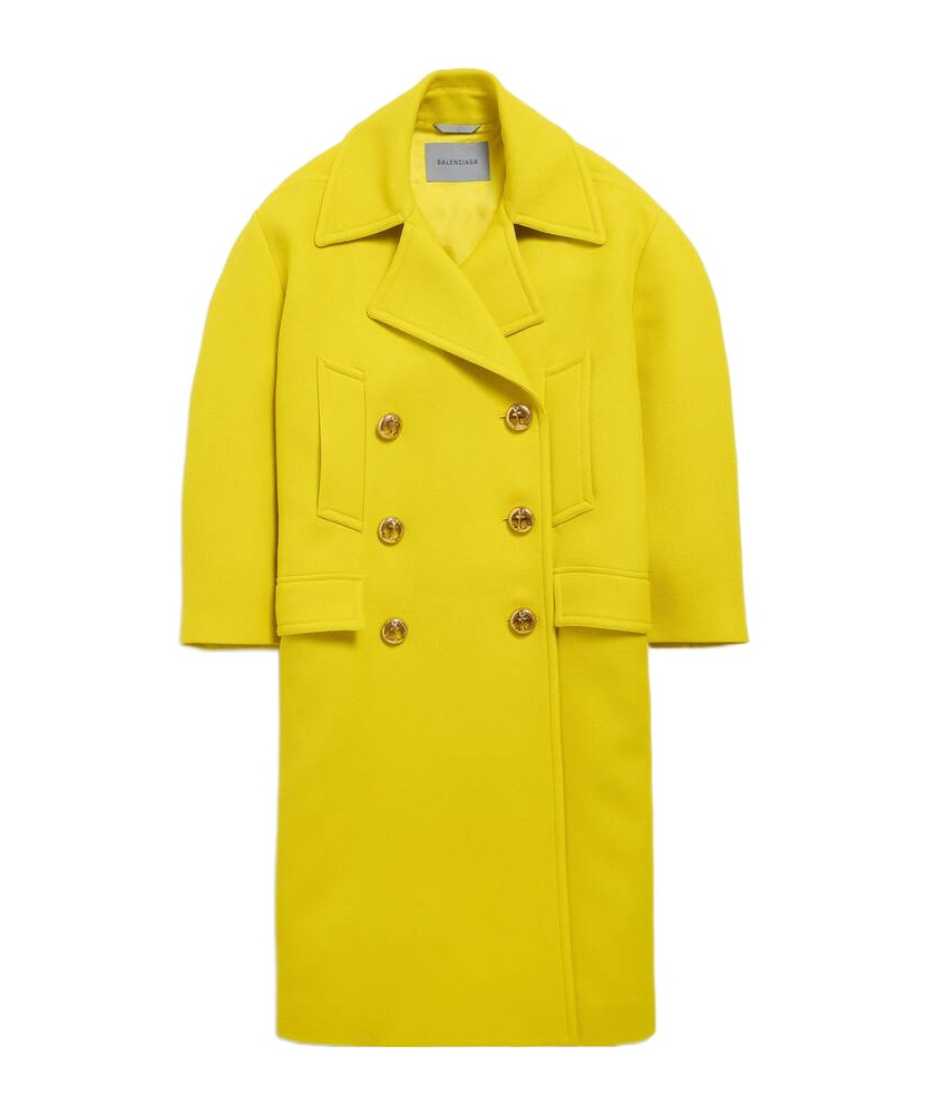 Double-Breasted Long Coat
