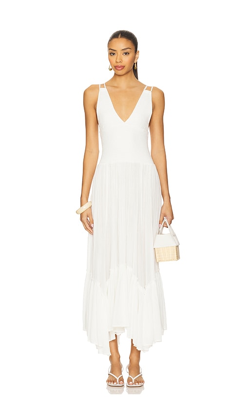 Free People x REVOLVE Fun In The Sun Maxi Dress in White. - S also in