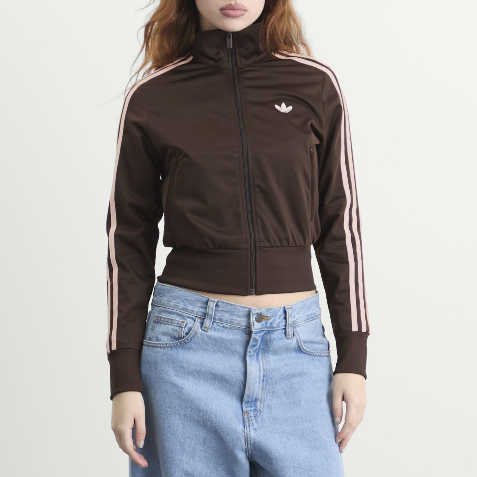 Women's Classic Firebird Track Top in Aurora Coffee/Sandy Pink