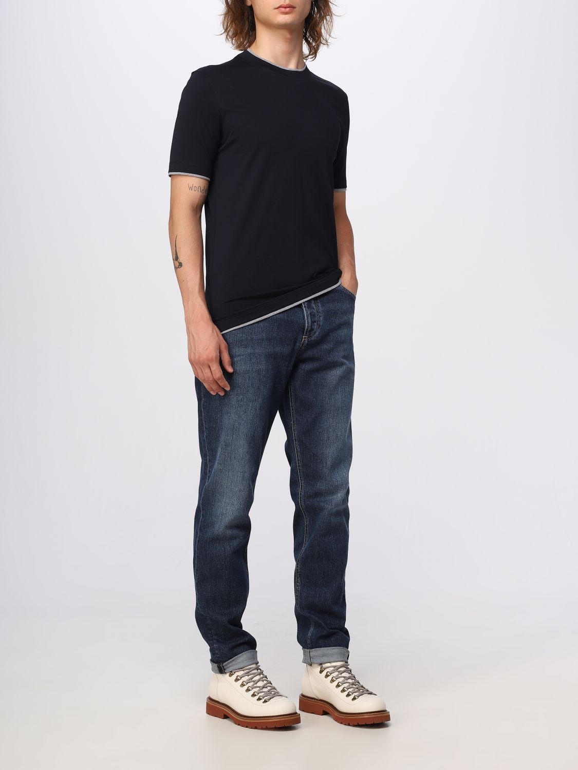 Jeans Men color Blue 1
