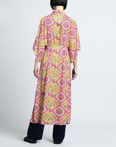 4giveness Woman Overcoat & Trench Coat Fuchsia Size ONESIZE Polyester