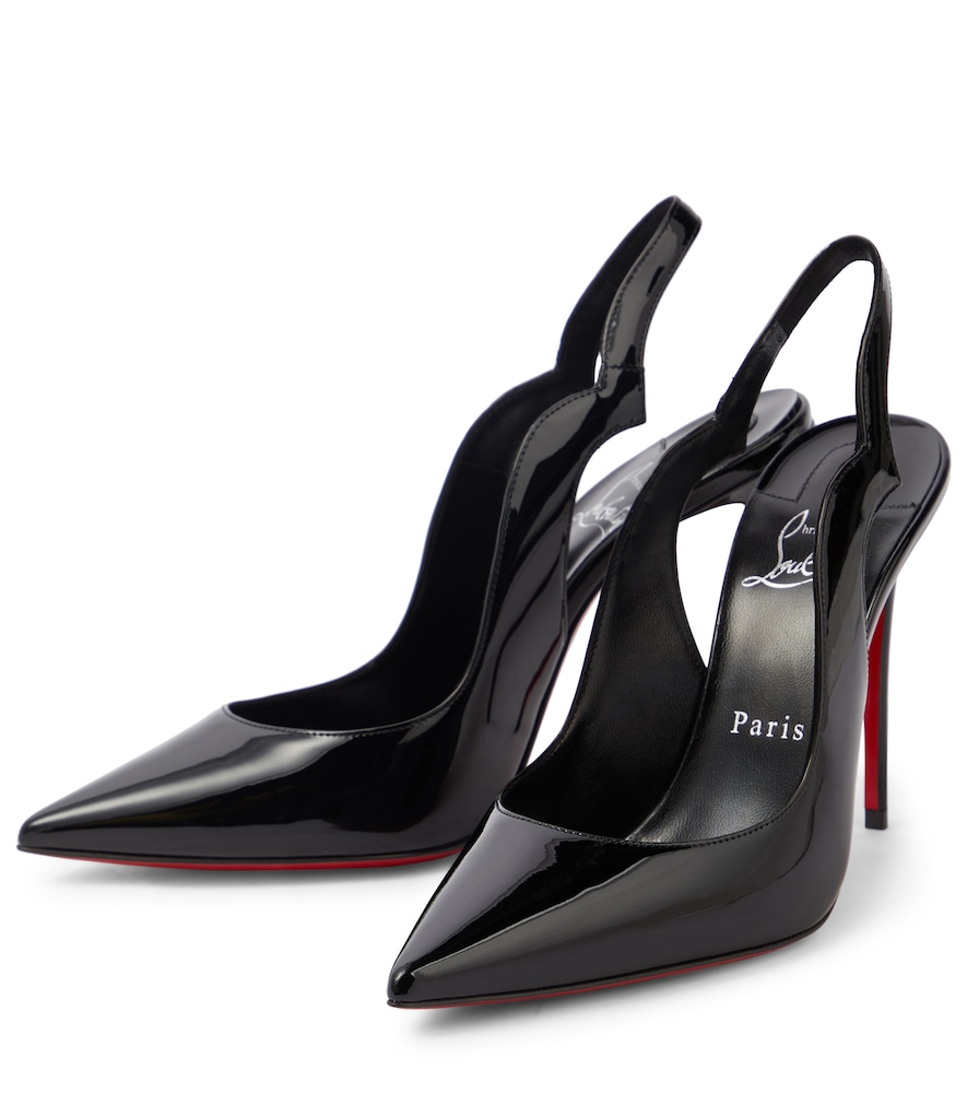 Hot Chick leather slingback pumps