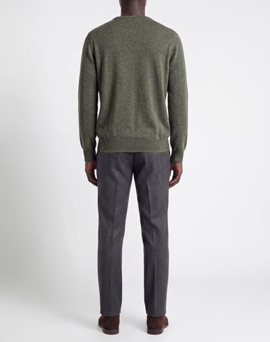 Man Sweater Sage green Size XL Virgin Wool