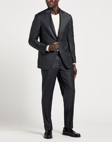 Scabal Man Suit Grey Size 40 Super 140s Wool, Cashmere