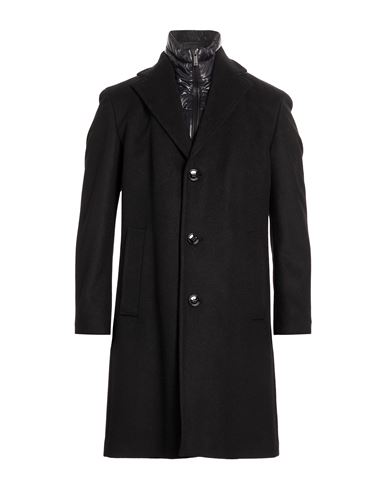 Man Coat Black Size 36 Wool, Polyamide, Cashmere